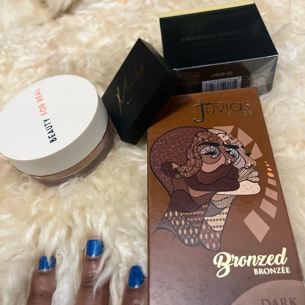 Brand makeup bundle!Juvia’s bronzerBeaut forReal Mischa’s BeautyDannesa Myrick.
